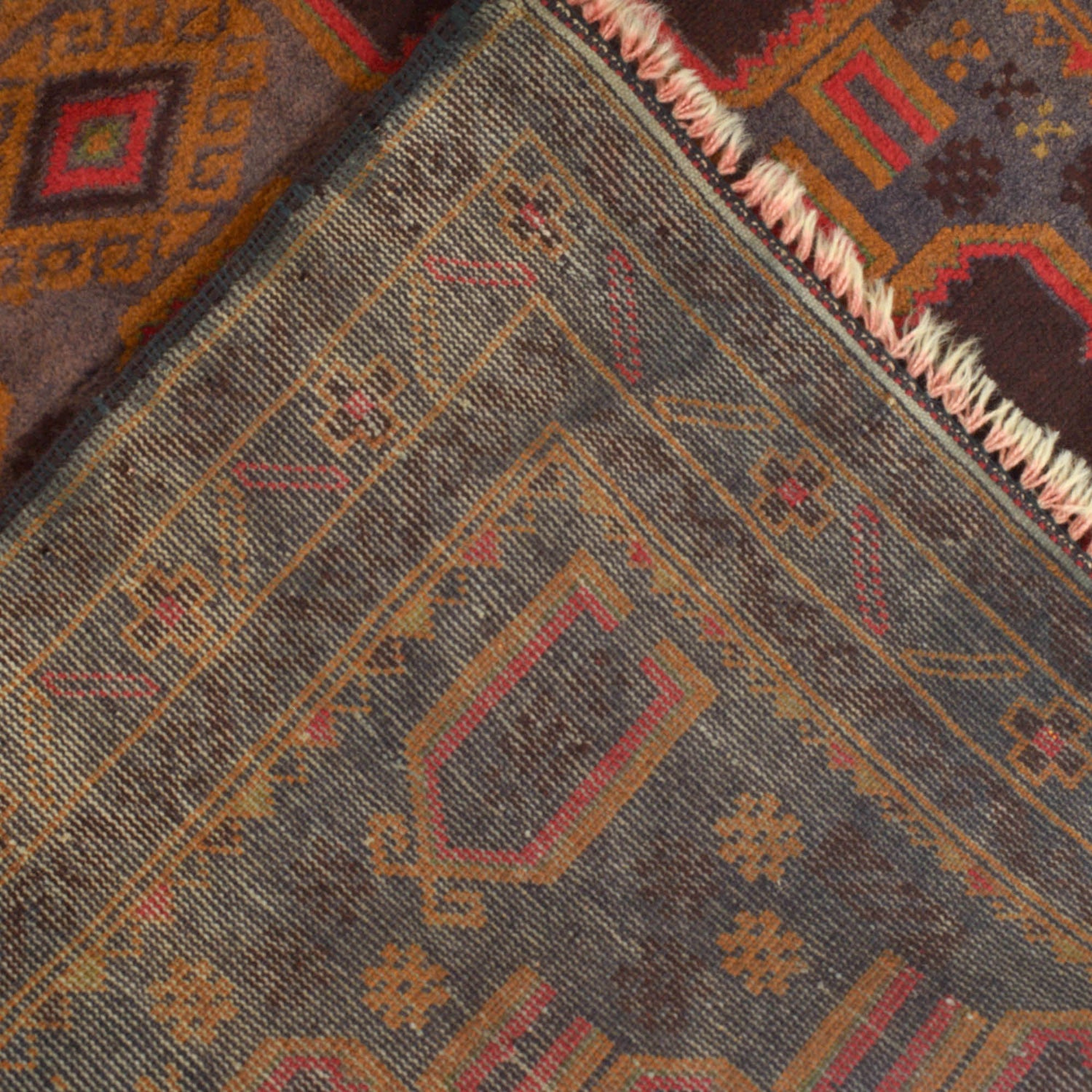Baluchi Rug Handmade Multi Geometric 3x5 ft
