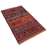 Baluchi Rug Handmade Multi Geometric 3x5 ft