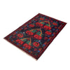 Baluchi Rug Handmade Multi Geometric 3x5 ft