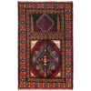 Baluchi Rug Handmade Multi Prayer Design 2x4 ft