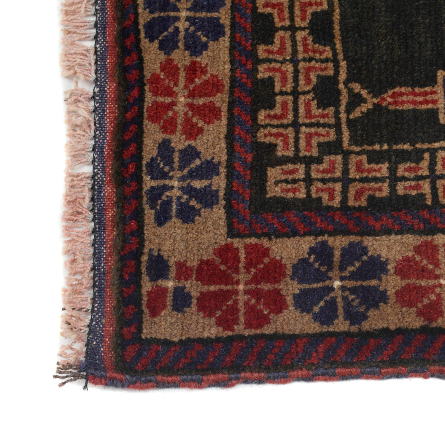 Baluchi Rug Handmade Multi Prayer Design 2x4 ft