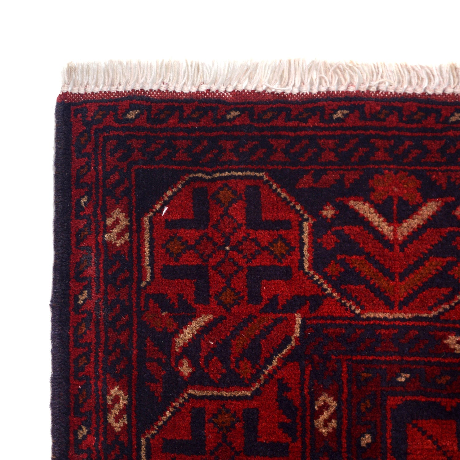 Khal Mohammadi Rug Handmade Red 3x5 ft