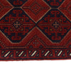 Mashwani Runner Handmade Deep Red Geometric 12' Runner