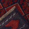 Mashwani Runner Handmade Deep Red Geometric 12' Runner