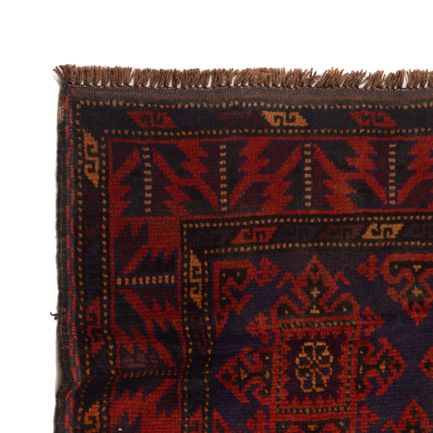 Baluchi Rug Handmade Multi Geometric 4x6 ft
