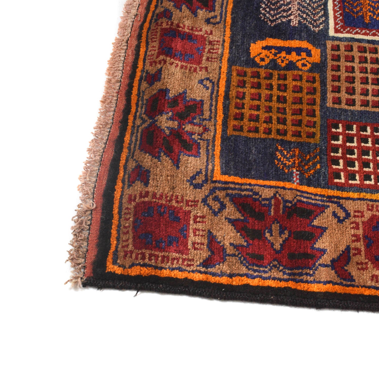 Pictorial Rug Handmade Multi Design