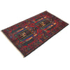 Baluchi Rug Handmade Multi Geometric 3x5 ft