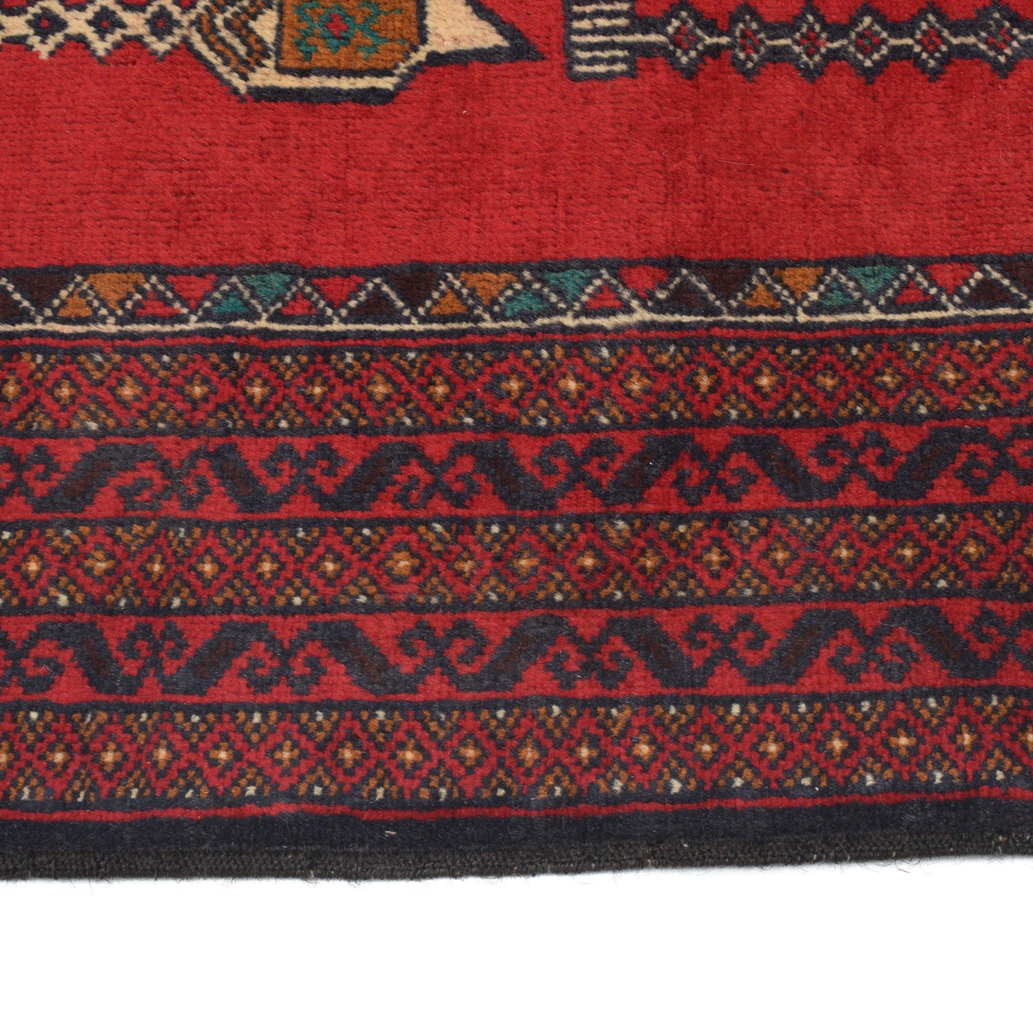 Baluchi Rug Handmade Red Prayer Design 3x5 ft