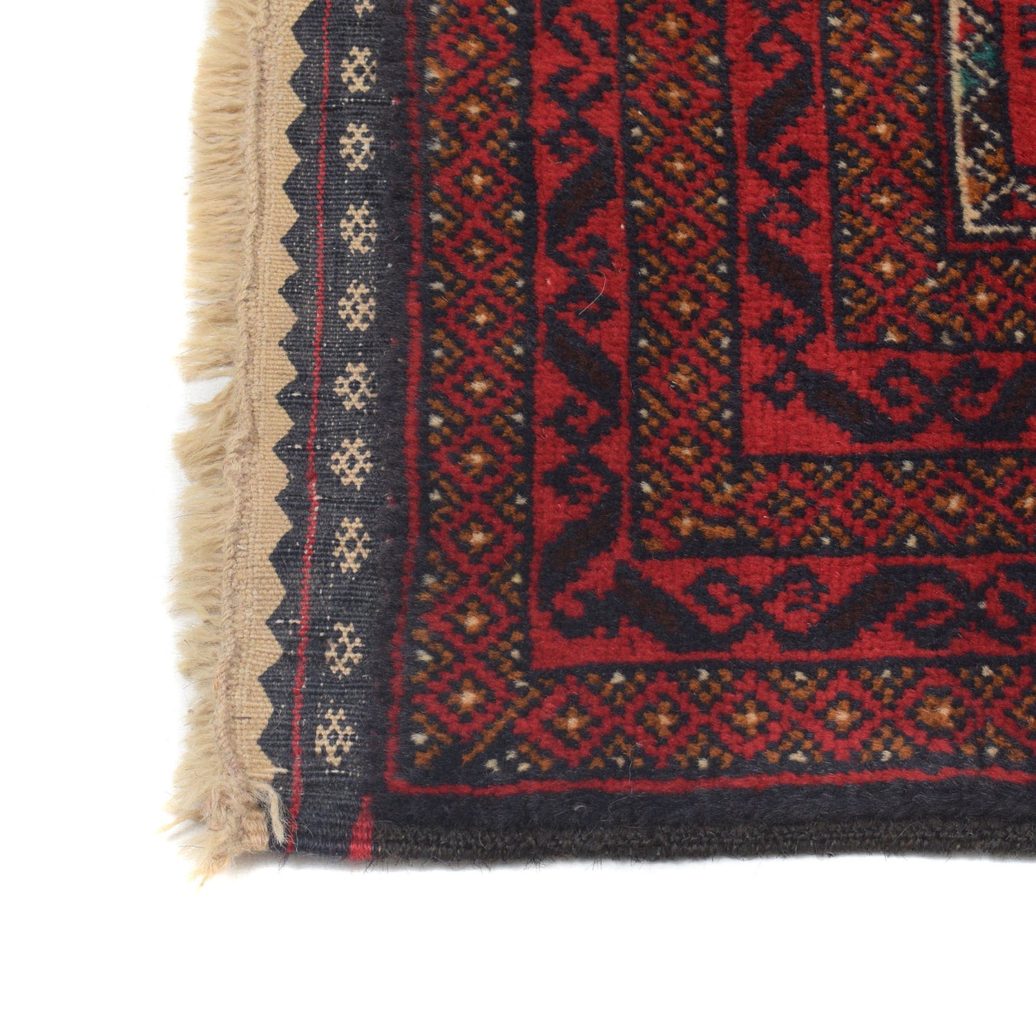 Baluchi Rug Handmade Red Prayer Design 3x5 ft