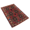 Baluchi Rug Handmade Red Geometric 3x5 ft
