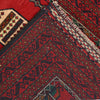 Baluchi Rug Handmade Red Prayer Design 3x5 ft