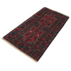 Baluchi Rug Handmade Blue Geometric 3x5 ft
