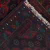 Baluchi Rug Handmade Multi Geometric 2x4 ft