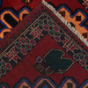 Baluchi Rug Handmade Red Geometric 3x5 ft