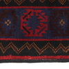 Baluchi Rug Handmade Red Geometric 4x6 ft