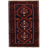 Baluchi Rug Handmade Multi Geometric 4x6 ft