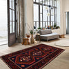 Baluchi Rug Handmade Multi Geometric 4x6 ft