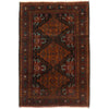 Baluchi Rug Handmade Multi Geometric 4x6 ft