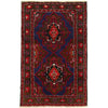 Baluchi Rug Handmade Multi Geometric 4x6 ft