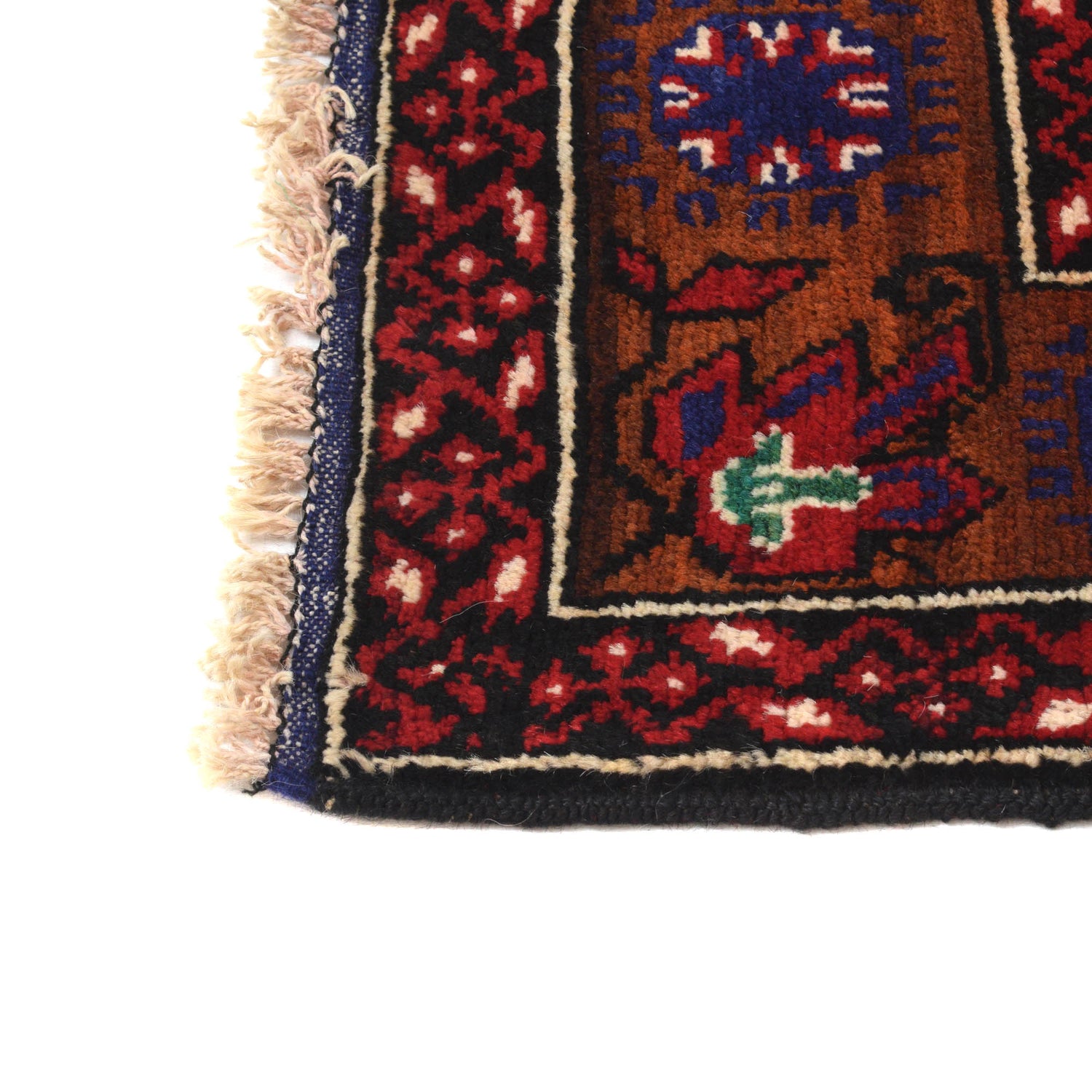 Baluchi Rug Handmade Multi Geometric 4x6 ft
