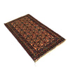 Baluchi Rug Handmade Multi Geometric 3x5 ft