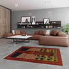 Pictorial Rug Handmade Multi Design