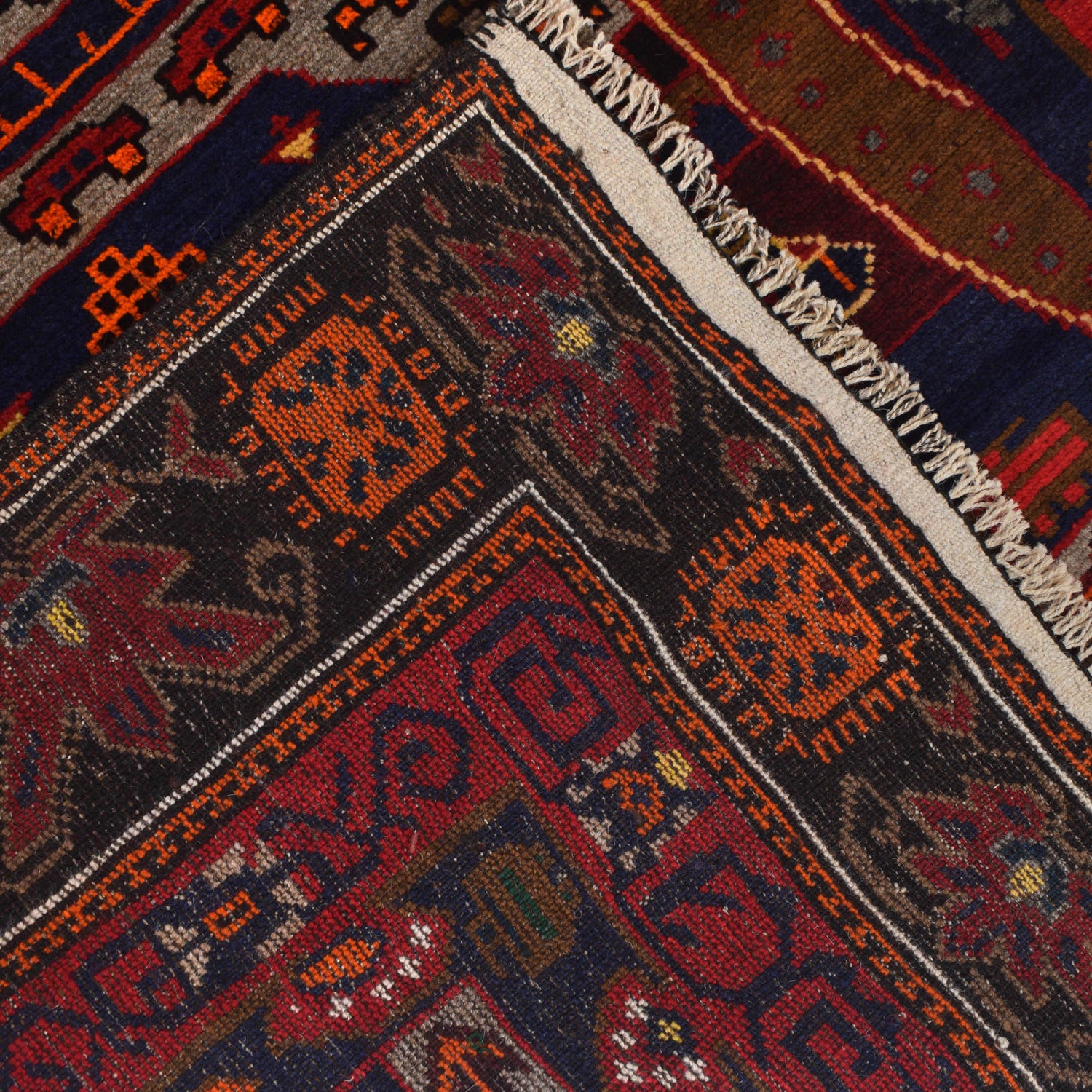 Pictorial Rug Handmade Multi Design