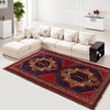 Baluchi Rug Handmade Multi Geometric 4x7 ft