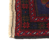 Baluchi Rug Handmade Blue Geometric 4x6 ft