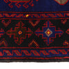 Baluchi Rug Handmade Multi Geometric 4x7 ft