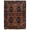 Baluchi Rug Handmade Multi Geometric 2x4 ft