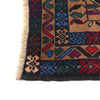 Baluchi Rug Handmade Multi Geometric 2x4 ft