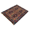 Baluchi Rug Handmade Multi Geometric 2x4 ft