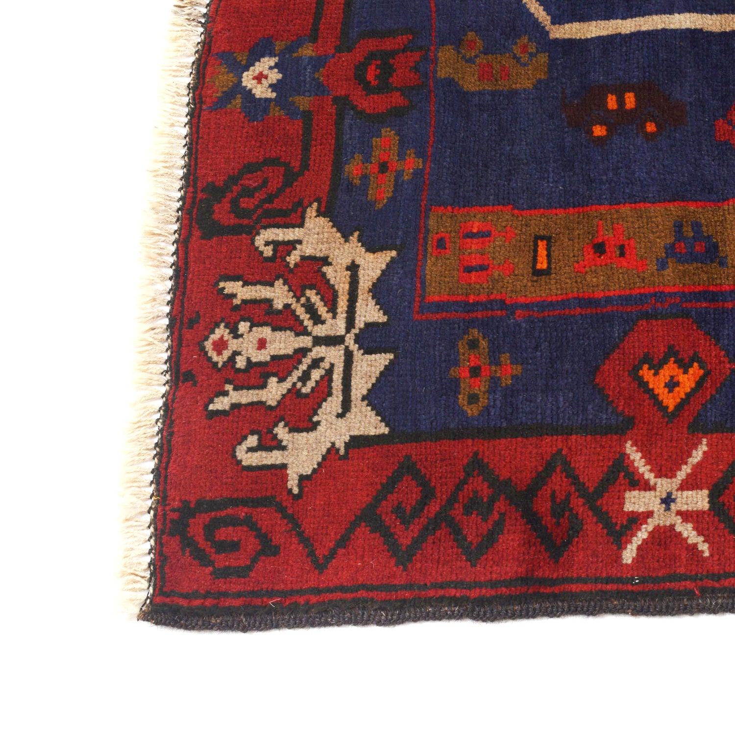 Pictorial Rug Handmade Multi Design