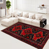 Baluchi Rug Handmade Multi Geometric 4x7 ft