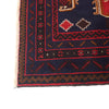 Baluchi Rug Handmade Red Geometric 4x7 ft
