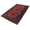 Baluchi Rug Handmade Red Geometric 4x7 ft
