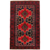 Baluchi Rug Handmade Multi Geometric 4x7 ft