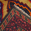 Baluchi Rug Handmade Multi Geometric 4x6 ft