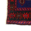 Baluchi Rug Handmade Blue Geometric 4x7 ft