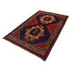 Baluchi Rug Handmade Blue Geometric 4x7 ft