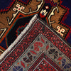 Baluchi Rug Handmade Blue Geometric 4x7 ft