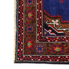 Baluchi Rug Handmade Blue Geometric 4x7 ft