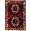 Baluchi Rug Handmade Multi Geometric 4x6 ft