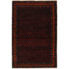 Baluchi Rug Handmade Multi Geometric 4x6 ft