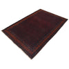 Baluchi Rug Handmade Multi Geometric 4x6 ft
