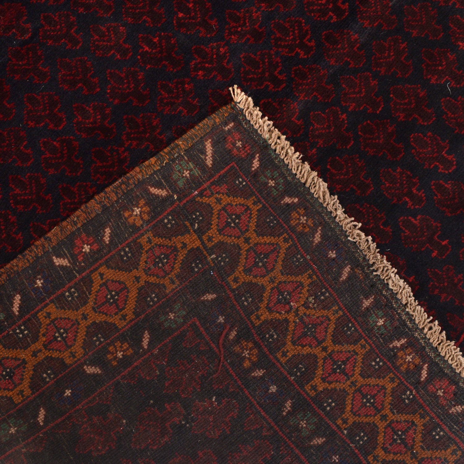 Baluchi Rug Handmade Multi Geometric 4x6 ft