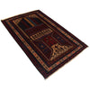 Baluchi Rug Handmade Multi Geometric 4x6 ft