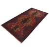 Baluchi Rug Handmade Red Geometric 4x7 ft