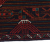 Baluchi Rug Handmade Multi Geometric 4x7 ft